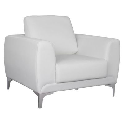 Armchair Kenzie HM3121.12 White PU 89x81x81 cm