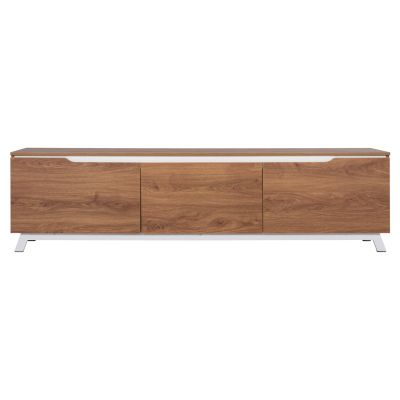 TV FURNITURE KIMIA HM8902.12 MELAMINE NATURAL-WHITE 180Χ35Χ48,5Hcm.