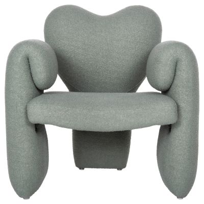 DINING ARMCHAIR HARTT HM9777.07 PISTACHIO GREEN TEDDY FABRIC 84x74x87Hcm.