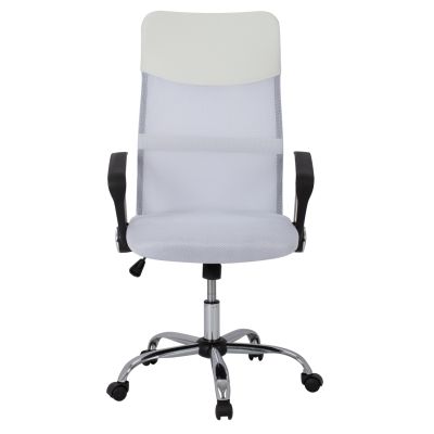 Office chair HM1000.04 White Mesh chromed leg 61x58x118