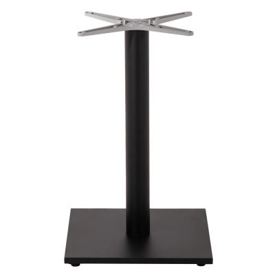 BASE FOR TABLE HM475.01 ALUMINUM MATTE BLACK-48x48cm CROSS 45Χ45Χ72Hcm.