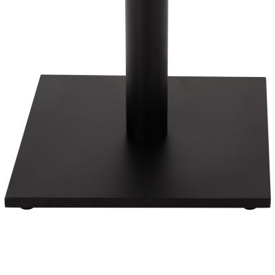 BASE FOR TABLE HM475.01 ALUMINUM MATTE BLACK-48x48cm CROSS 45Χ45Χ72Hcm.