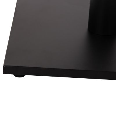 BASE FOR TABLE HM475.01 ALUMINUM MATTE BLACK-48x48cm CROSS 45Χ45Χ72Hcm.