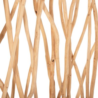 ROOM DIVIDER HM9521 SOLID TEAK BRANCHES IN NATURAL COLOR 120Χ20Χ180Hcm.