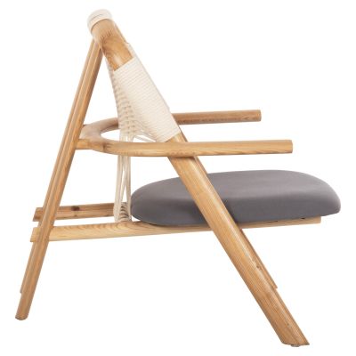 LEISURE CHAIR CRAFT HM9413.01 MADE OF ASH WOOD AND ROPE NATURAL