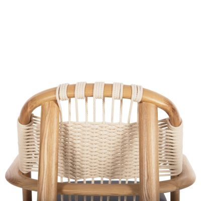 LEISURE CHAIR CRAFT HM9413.01 MADE OF ASH WOOD AND ROPE NATURAL