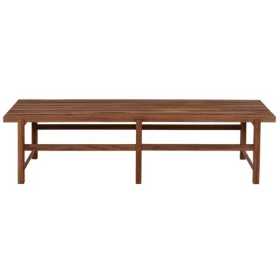 BENCH 3-SEATER KRON HM9537 TEAK WOOD IN NATURAL COLOR 180x56x46Hcm.