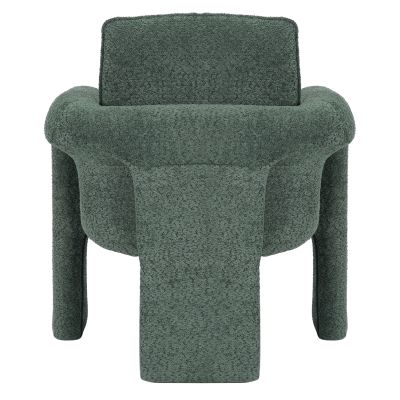 ARMCHAIR CRUSHER HM9681.06 MINT BOUCLE FABRIC-METAL FRAME 82x78x87Hcm.