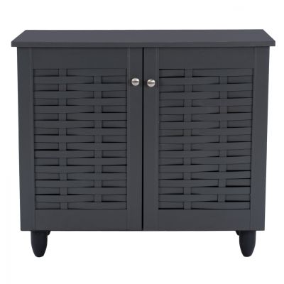 Shoe Cabinet Wooden HM2208.10 Grey 77x34x67.5cm