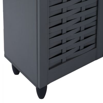 Shoe Cabinet Wooden HM2208.10 Grey 77x34x67.5cm