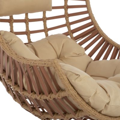 Висящо кресло Nest Brown-Beige с възглавница HM5753.01 105'x195 cm