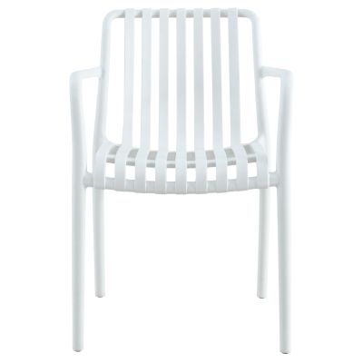 ARMCHAIR POLYPROPYLENE TIPPY HM5940.01 WHITE 55x55x81Hcm.