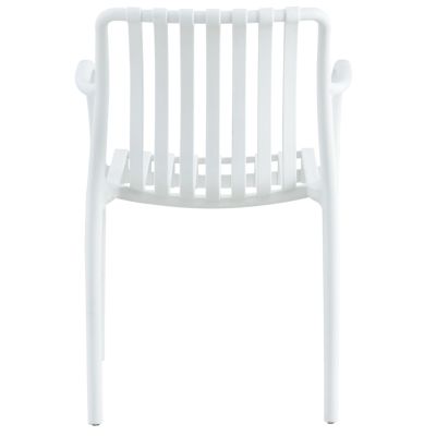 ARMCHAIR POLYPROPYLENE TIPPY HM5940.01 WHITE 55x55x81Hcm.