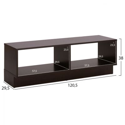 TV UNIT JAZMIN HM2255.01 WENGE 181x29,5x145cm