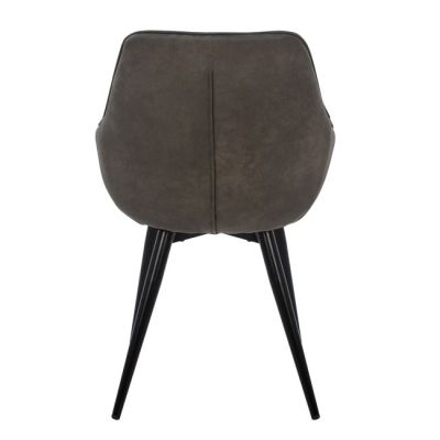 Armchair Mando HM8006.10 with grey Nubuck fabric 60x60x84cm