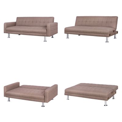 Mutli Corner Sofa Beige Sofa Bed Holden HM3147.02 Recersible 265x151x78cm