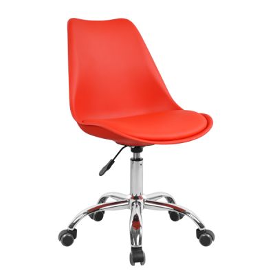 Office chair Vegas HM1052.07 Red 48x56x95Η cm