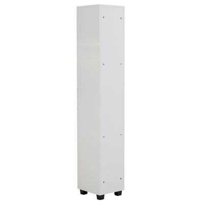 CABINET ADEMIA MULTI-PURPOSE COLUMN MELAMINE WHITE 30x33x175,5Hcm.HM9124.11