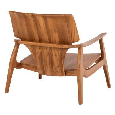 ARMCHAIR RESHIN HM9551 SOLID TEAK WOOD IN NATURAL COLOR  80x82x76Hcm.