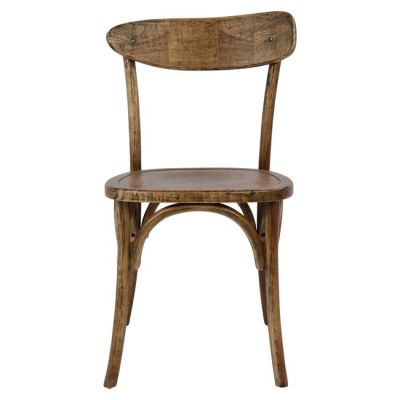 Wooden chair Antique natural HM0179.01 with wooden seat 49x47,5x85,5 cm