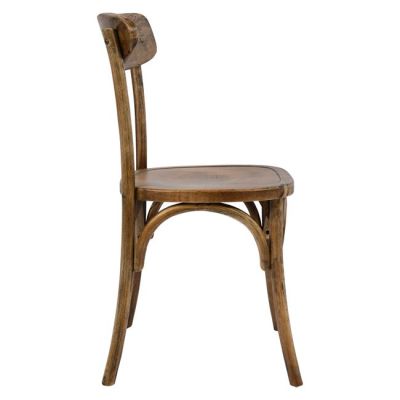 Wooden chair Antique natural HM0179.01 with wooden seat 49x47,5x85,5 cm