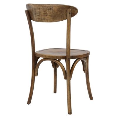 Wooden chair Antique natural HM0179.01 with wooden seat 49x47,5x85,5 cm