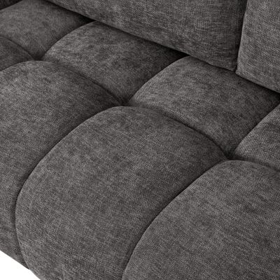 CORNER SOFA (LEFT) COVEN HM3266.03L DARK GREY FABRIC 298x102-208x85Hcm.