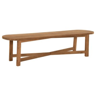 BENCH HM9562 RECYCLED TEAK WOOD IN NATURAL COLOR 200x40x45Hcm.