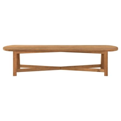 BENCH HM9562 RECYCLED TEAK WOOD IN NATURAL COLOR 200x40x45Hcm.