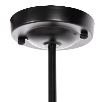 CEILING PENDANT 3-LIGHT FIXTURE HM4124 BLACK METAL SPOTLIGHTS 70,5x14x50H cm.