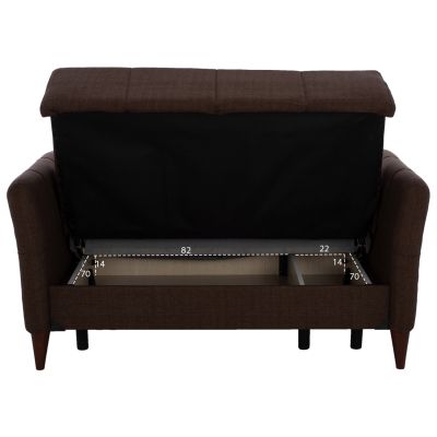 SOFA GALILEO HM3189.02 BROWN 150x95.5x88 cm.