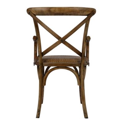 Wooden chair with arms Forenza HM0105.01 Natural and mat 52x56x89,5  cm