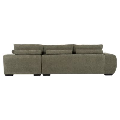 CORNER SOFA (RIGHT) COVEN HM3266.04R GREEN FABRIC 298x102-208x85Hcm.