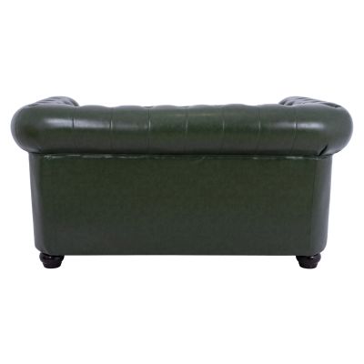 Диван 2 места T.Chesterfield HM3010.08 PU Cypress Green 150x90x72cm