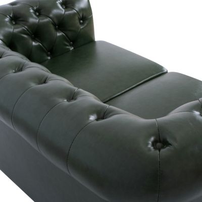 Диван 2 места T.Chesterfield HM3010.08 PU Cypress Green 150x90x72cm