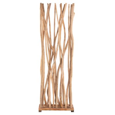 ROOM DIVIDER ΗΜ9371 TEAK BRANCH NATURAL 60x20x181H