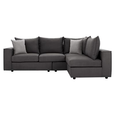 Corner Sofa “MONZA”, interchangeable, 3 pcs, grey