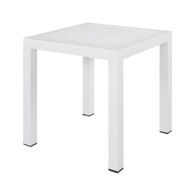 Aluminum Table HM5402.01 White 45x45x45,5 cm