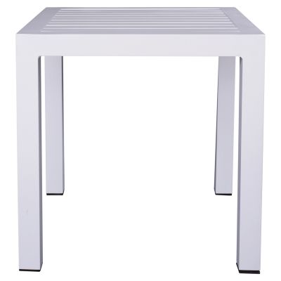 Aluminum Table HM5402.01 White 45x45x45,5 cm