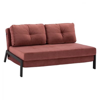 Sofa Bed Velvet Rotten Apple 2 1/2 seater HM3079.12 151x92x66cm