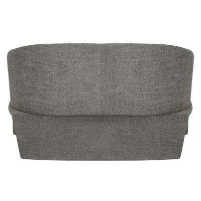 SOFA 2-SEATER BEVY2 HM9678.01 GREY BOUCLE FABRIC-METAL FRAME 128x72x74Hcm.