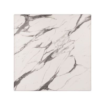 Table Desktop Werzalit 60x60 Marble White-Grey 5657 HM5229.11