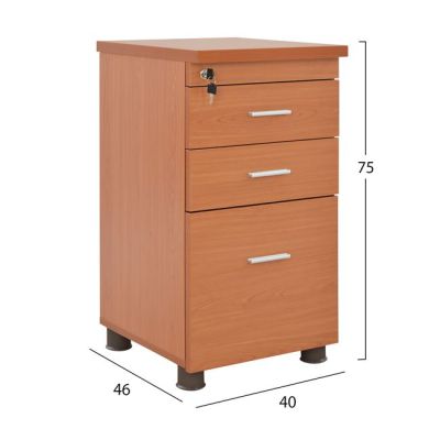 Office professional drawer in cherry color HM2049.13 40x52x60 cm.