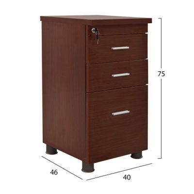 Office professional drawer in wenge color HM2049.12 40x52x60 cm.