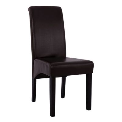 Chair Roxie HM8328.01 with brown PU 47x60x99 cm