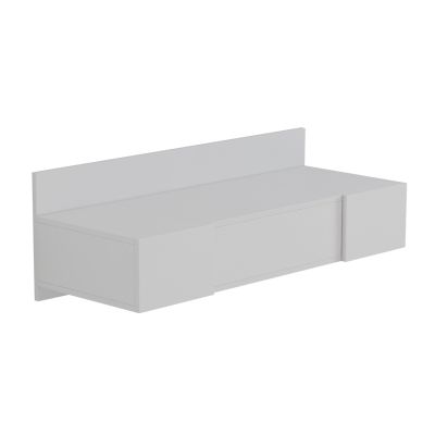 WALL MOUNTED DRESSING TABLE LINDE HM8960.11 MELAMINE IN WHITE 100x39x33Hcm.