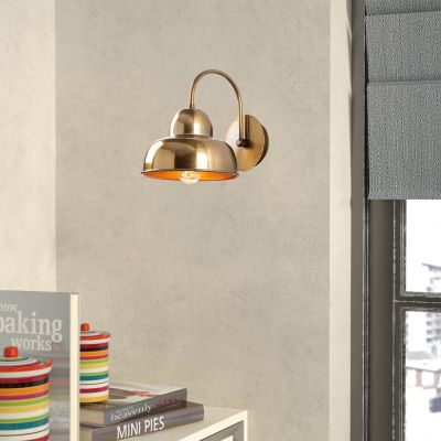 Wall lamp metallic gold HM7304 20x27x24 cm.