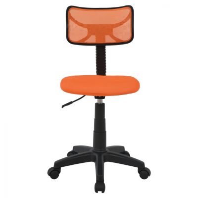 Office chair HM1026.02 orange with mesh fabric 40,5x50,5x91,5 cm.