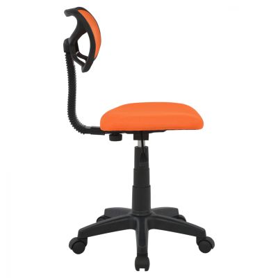 Office chair HM1026.02 orange with mesh fabric 40,5x50,5x91,5 cm.