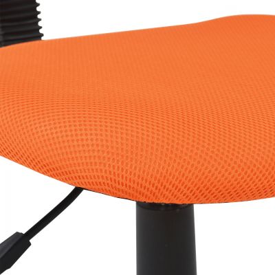 Office chair HM1026.02 orange with mesh fabric 40,5x50,5x91,5 cm.